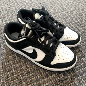 Black and White Nike Dunk Lows